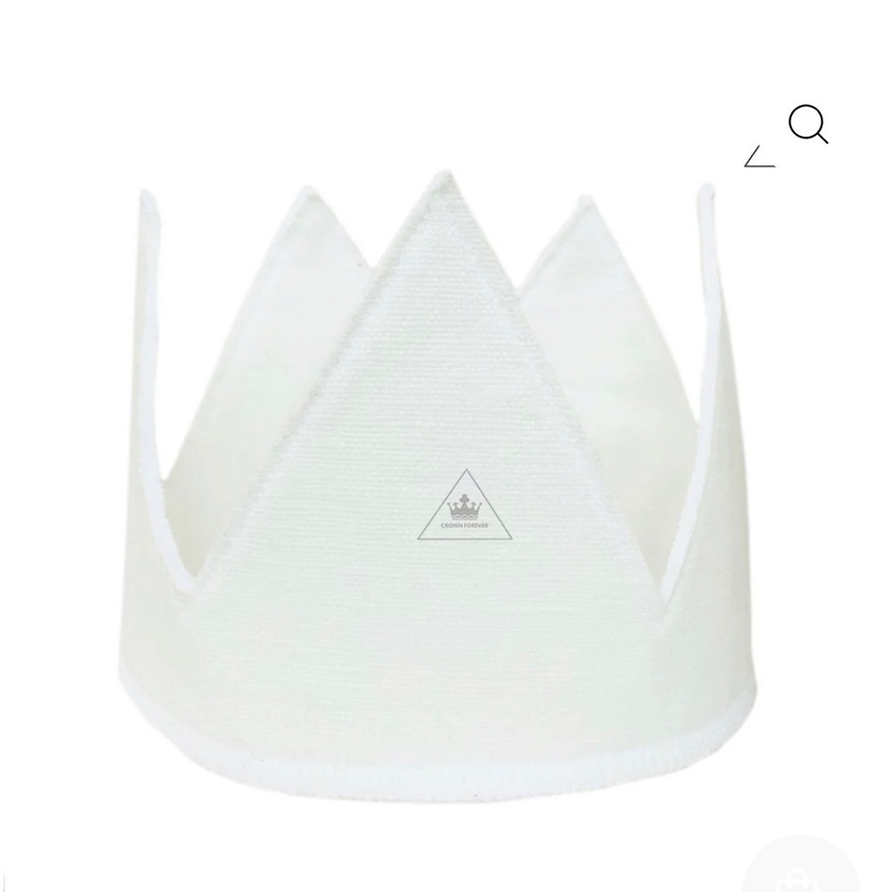 Elegant White Kids Crown by Crowned by oh baby!